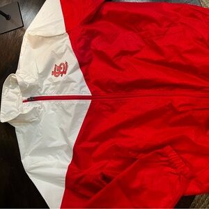 Red and White STL Cardinals Windbreaker Jacket